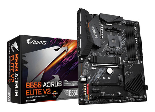EAN 4719331809898 - GIGABYTE B550 AORUS ELITE V2 placa base AMD B550 Zócalo AM4 ATX imagen 1