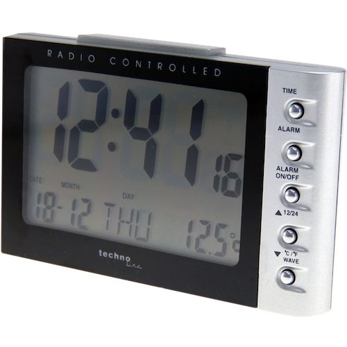 EAN 4029665001883 - Technoline WT 188 despertador Reloj despertador digital Negro, Plata imagen 4
