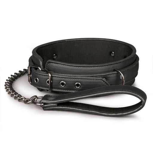 EAN 8718627529737 - EasyToys ET370BLK prenda o elemento de retención para bondage Collar para bondage Negro Imitación piel, M imagen 1