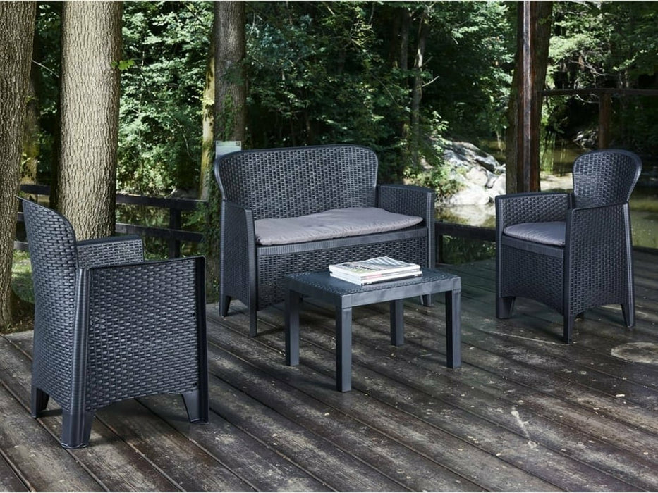 EAN 8009271156043 - Ipae-Progarden 8009271156043 set de mobiliario exterior Antracita imagen 2