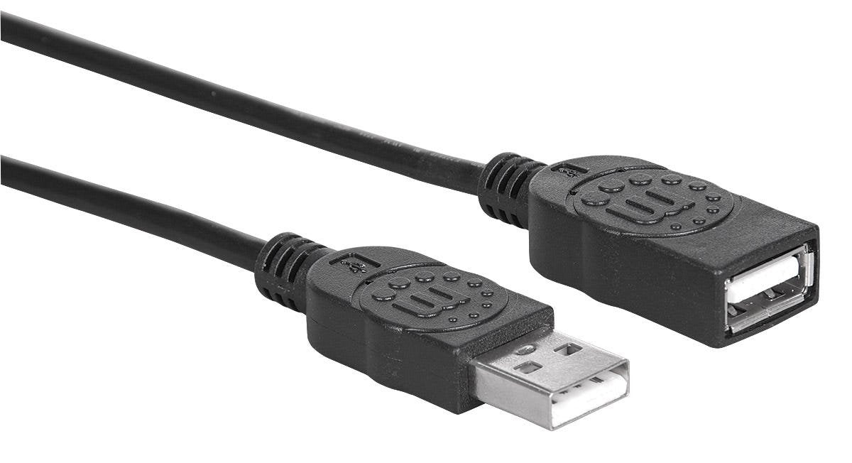 EAN 0766623308519 - Manhattan 308519 cable USB USB 2.0 1 m USB A Negro imagen 2