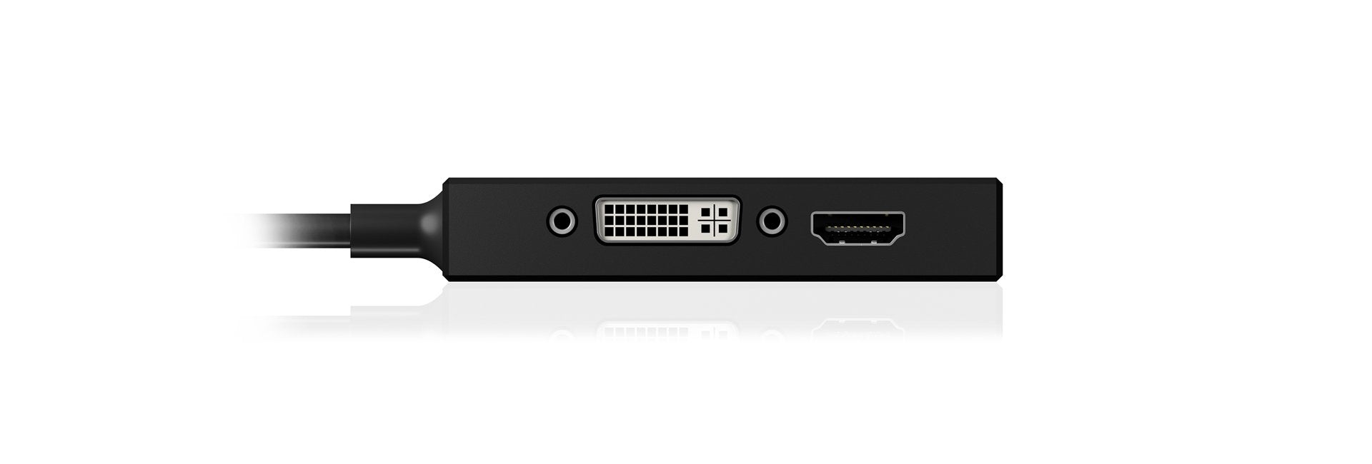 EAN 4250078165651 - ICY BOX IB-AC1032 Mini DisplayPort DVI-D + VGA (D-Sub) + HDMI Negro imagen 4