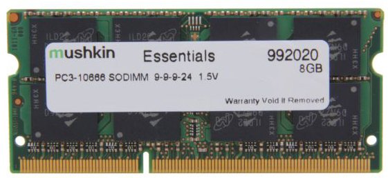 EAN 0846651016430 - Mushkin SO-DIMM 8GB DDR3 Essentials módulo de memoria 1 x 8 GB imagen 1