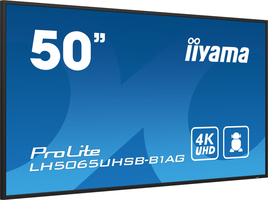 EAN 4948570123568 - iiyama LH5065UHSB-B1AG pantalla de señalización Pantalla plana para señalización digital 125,7 cm (49.5") imagen 3