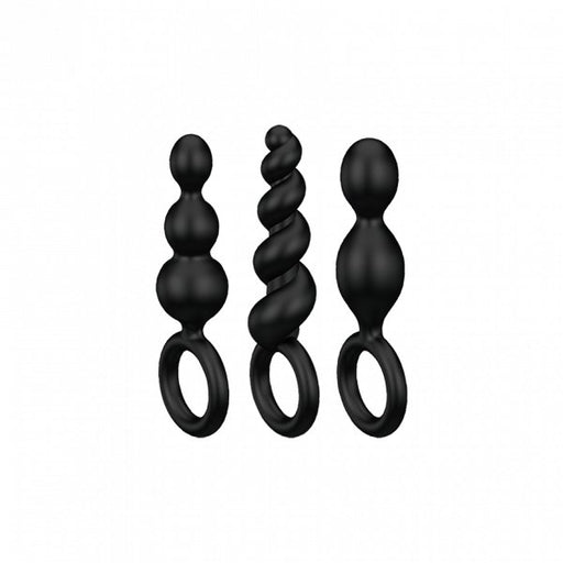EAN 4061504000756 - Satisfyer Booty Call Bolas anales Negro Silicio 3 pieza(s) imagen 1