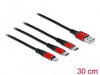 EAN 4043619867080 - DeLOCK 86708 cable USB USB 2.0 0,3 m USB A Negro, Rojo imagen 2