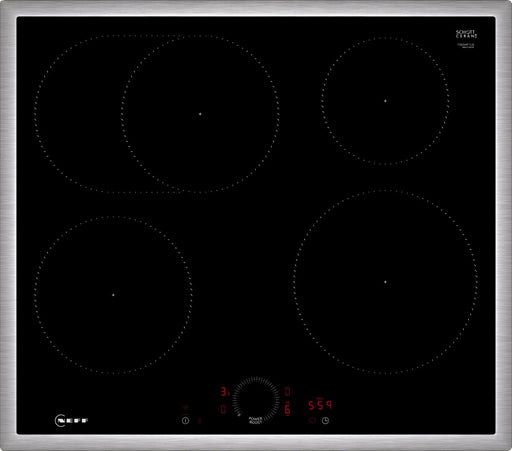 EAN 4242004273011 - Neff T56SHF1L0 hobs Negro, Acero inoxidable Integrado 60 cm Con placa de inducción 4 zona(s) imagen 1