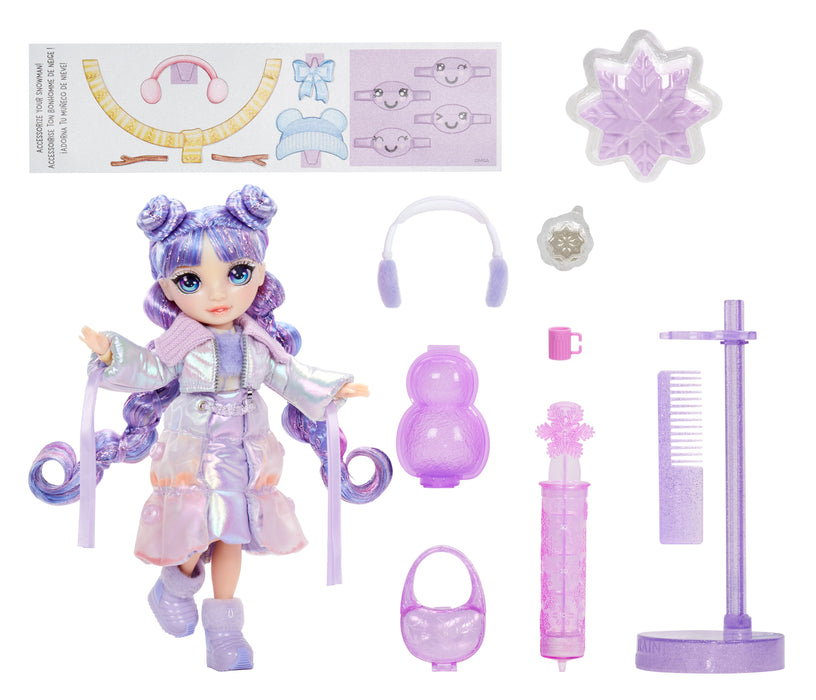 EAN 0035051120865 - Rainbow High Winter Wonderland Doll- Violet (Purple) imagen 7
