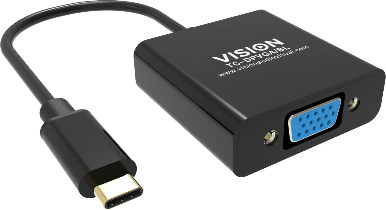 EAN 4979135000000 - Vision TC-USBCVGA/BL adaptador de cable de vídeo USB Tipo C VGA (D-Sub) Negro imagen 1