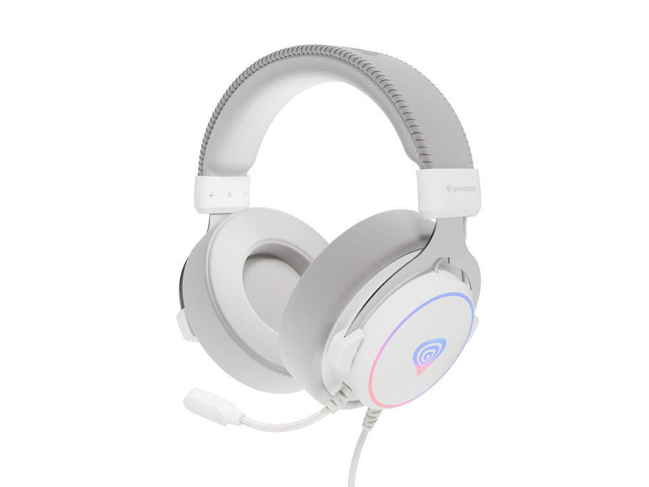EAN 5901969444513 - GENESIS Neon 764 Auriculares Alámbrico Diadema Juego USB tipo A Blanco imagen 8