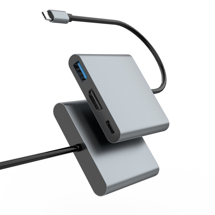 EAN 8436624420269 - CoolBox miniDOCK C31 Alámbrico USB 3.2 Gen 1 (3.1 Gen 1) Type-C Gris imagen 3