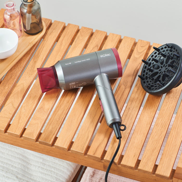 EAN 8433766000557 - Solac Hair&Go Ionic secador 2000 W Gris, Púrpura imagen 3