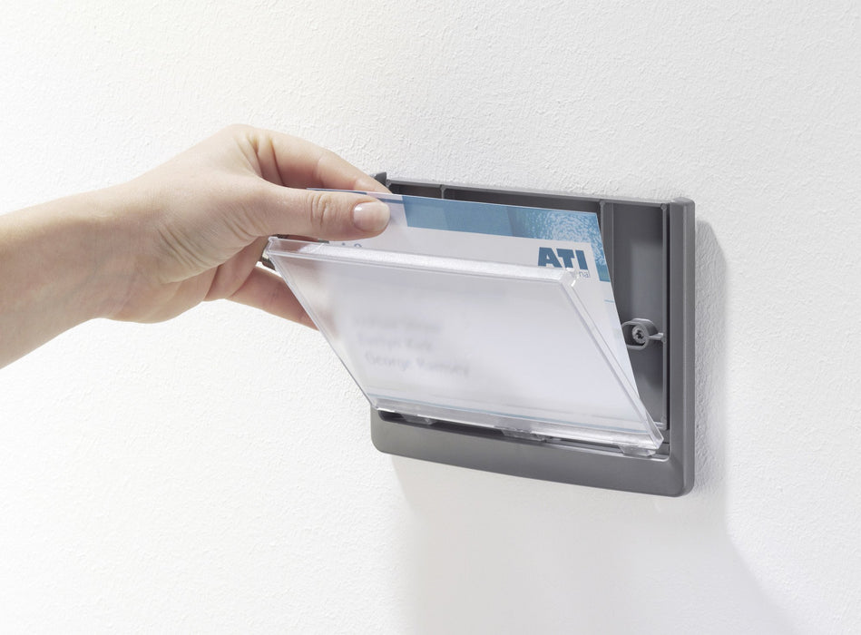 EAN 4005546405483 - Durable 486637 portacartel y stand de información Portacarteles A5 Plástico Grafito imagen 12