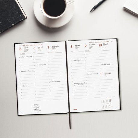 EAN 8422952405139 - Finocam 623516026 agenda Agenda diaria Negro imagen 4