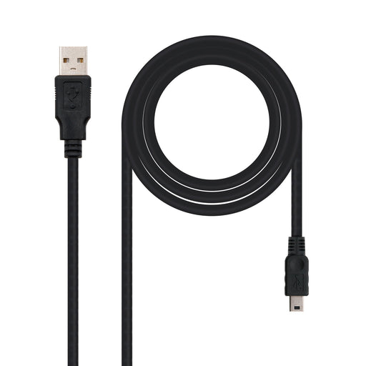 EAN 8433281004405 - Nanocable 10.01.0403 cable USB USB 2.0 3 m USB A Mini-USB B Negro imagen 1