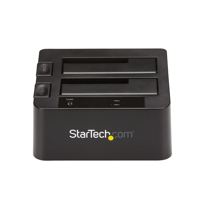 EAN 0065030861663 - StarTech.com SDOCK2U313 base de conexión para disco duro USB 3.2 Gen 2 (3.1 Gen 2) Type micro-B Negro imagen 2