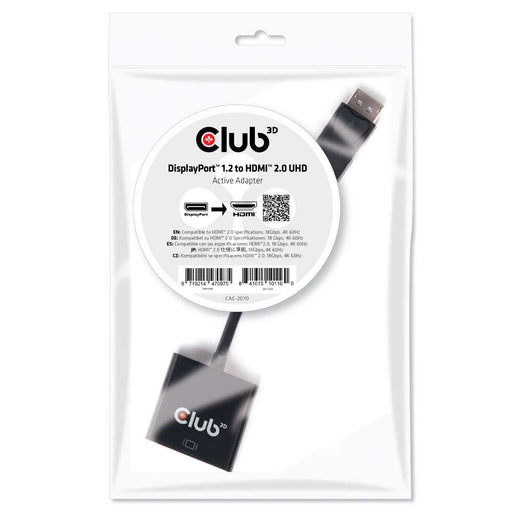 EAN 8719214470975 - CLUB3D CAC-2070 cambiador de género para cable Negro imagen 2
