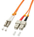 EAN 4002888469913 - Lindy LC/SC 2m Cable de fibra óptica e InfiniBand Multicolor, Naranja imagen 1
