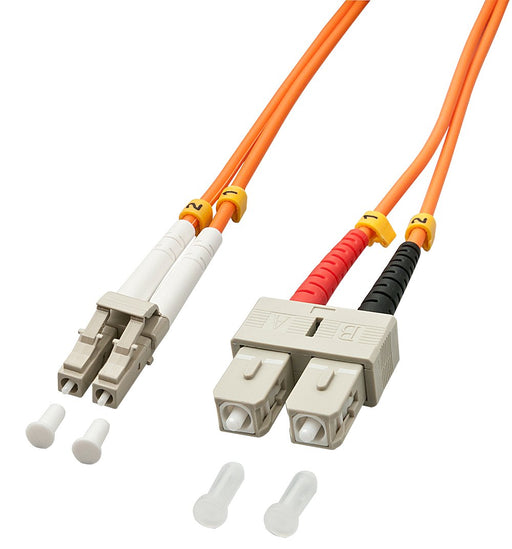 EAN 4002888469906 - Lindy 1.0m OM2 LC - SC Duplex Cable de fibra óptica e InfiniBand 1 m Naranja imagen 1