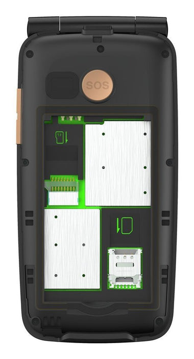 EAN 4255781906409 - Gigaset GL795 7,11 cm (2.8") 142 g Negro Teléfono para personas mayores imagen 8