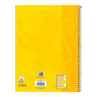 EAN 4006144921269 - Oxford 100050356 cuaderno y block A4 80 hojas Amarillo imagen 8