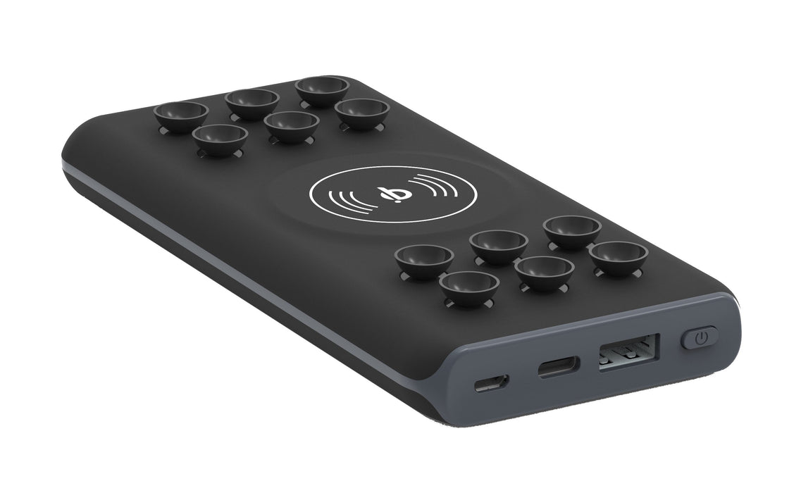 EAN 5706751043222 - Denver PBQ-10001 batería externa Polímero de litio 10000 mAh Cargador inalámbrico Gris imagen 3