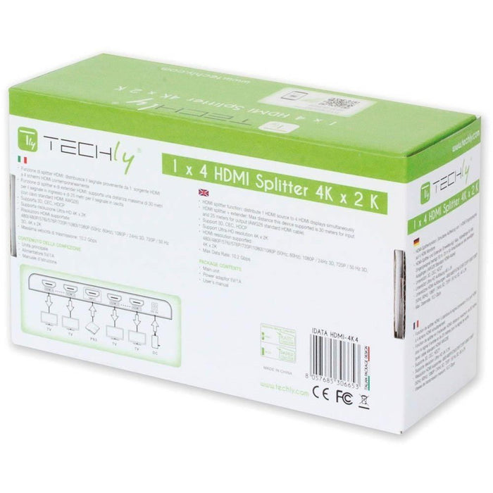 EAN 8057685306653 - Techly IDATA HDMI-4K4 divisor de video 4x HDMI imagen 13