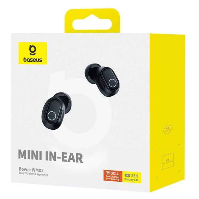 EAN 6932172628468 - Baseus Bowie WM02 Auriculares True Wireless Stereo (TWS) Dentro de oído Llamadas/Música Bluetooth Negro imagen 5
