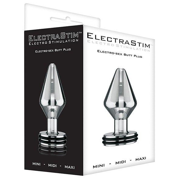 EAN 0609224031199 - ElectraStim Midi Classic Electro Butt Plug Tapón anal Plata Metal 1 pieza(s) imagen 2