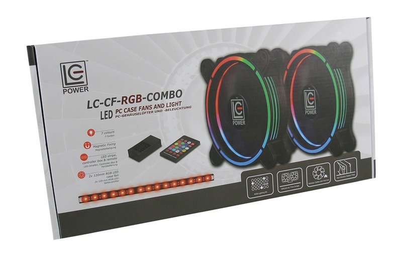 EAN 4260070126109 - LC-Power LC-CF-RGB-COMBO sistema de refrigeración para ordenador Carcasa del ordenador Ventilador 12 cm N imagen 13