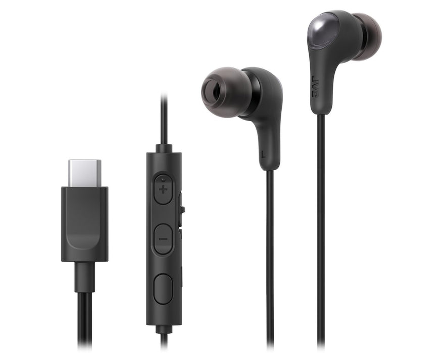 EAN 4975769476082 - JVC HA-FR9UC Auriculares Alámbrico Dentro de oído Llamadas/Música USB Tipo C Negro imagen 1