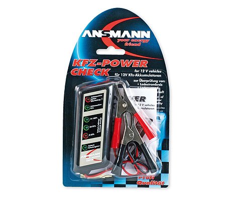 EAN 4013674000029 - Ansmann Vehicle power check medidor de energía y batería Negro imagen 2