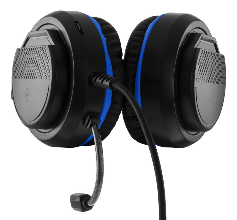 EAN 7333048051400 - Deltaco Gaming GAM-127 auricular y casco Auriculares Alámbrico Diadema Juego Negro, Azul imagen 4