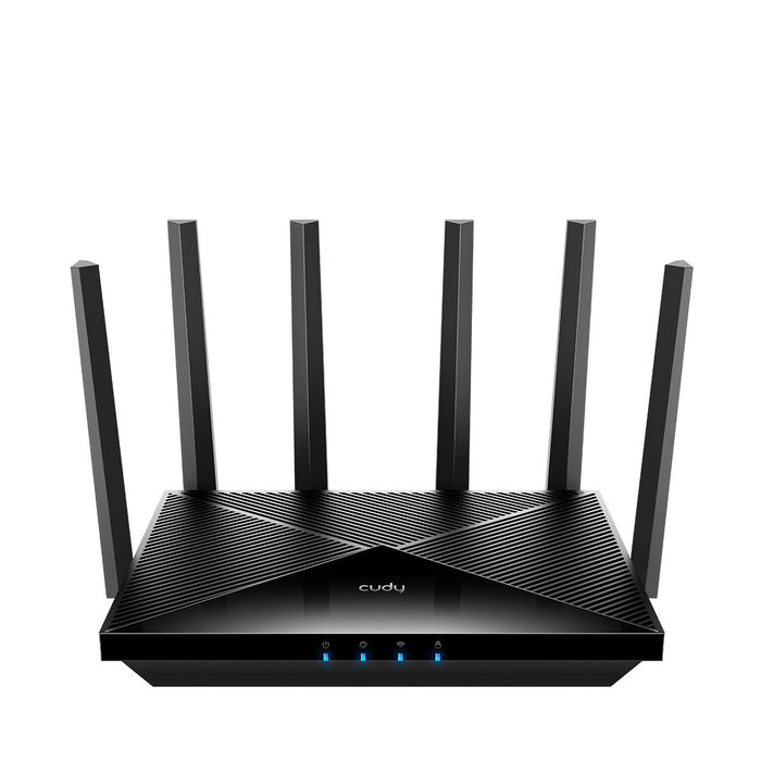 EAN 6971690794453 - Cudy WR6500 router inalámbrico Gigabit Ethernet Doble banda (2,4 GHz / 5 GHz) Negro imagen 1