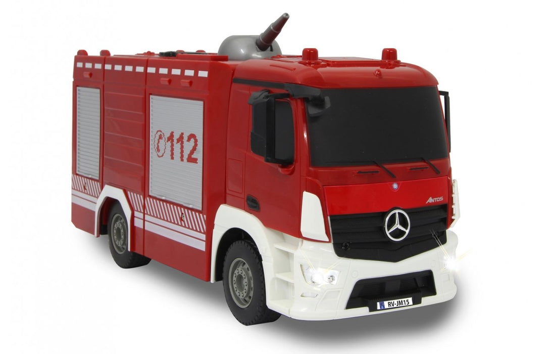 EAN 4042774458621 - Jamara Fire fighter TLF Mercedes-Benz Antos modelo controlado por radio Camión de bomberos Motor eléctric imagen 6