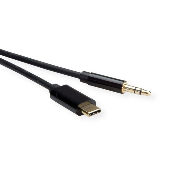 EAN 7630049613287 - ROLINE 12033218 cable de audio 3 m 3,5mm USB Tipo C Negro imagen 3