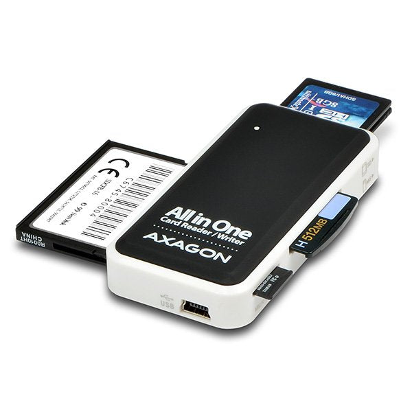 EAN 8595247901385 - Axagon CRE-X1 lector de tarjeta USB 2.0 Negro, Blanco imagen 11