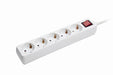EAN 8716309053334 - Gembird Surge Protector 5x Blanco 5 salidas AC imagen 2