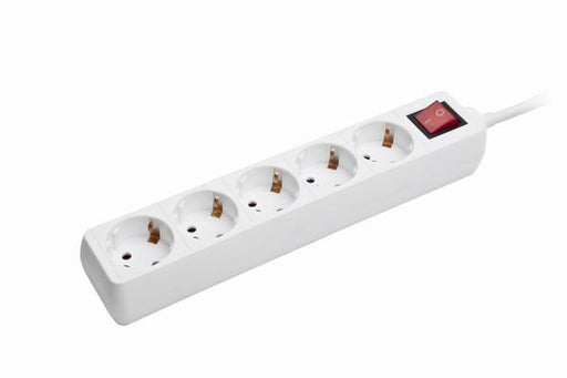 EAN 8716309053334 - Gembird Surge Protector 5x Blanco 5 salidas AC imagen 2