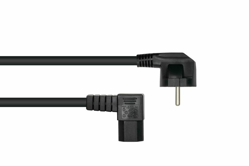 EAN 4066857002440 - Kabelmeister SK0151-S010 cable de transmisión Negro 1 m Enchufe tipo E+F IEC C15 imagen 2