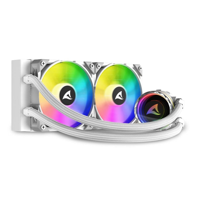 EAN 4044951038602 - Sharkoon S80 RGB Carcasa del ordenador, Procesador Sistema de refrigeración líquida todo en uno 12 cm Bla imagen 6