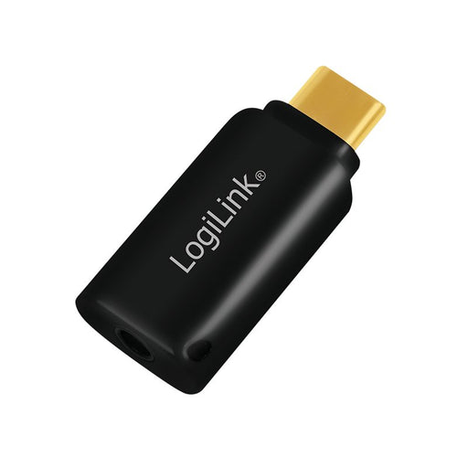 EAN 4052792057256 - LogiLink UA0356 cambiador de género para cable USB-C 3.5 mm Negro imagen 1