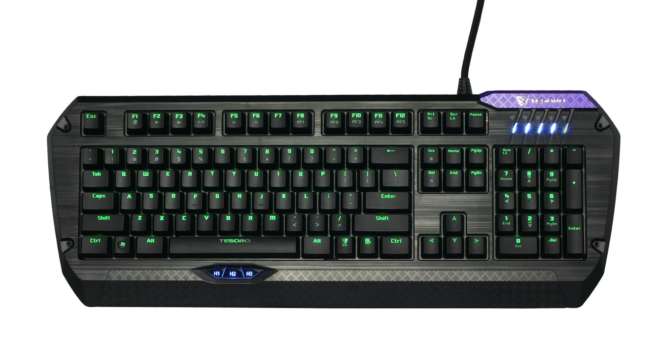 EAN 0609132867323 - Tesoro Lobera teclado Juego USB AZERTY Negro imagen 9
