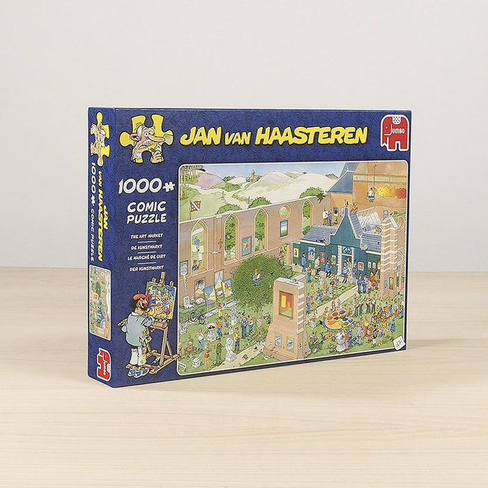 EAN 8710126200223 - Jan van Haasteren The Art Market 1000 pcs Puzzle rompecabezas 1000 pieza(s) Cómics imagen 6