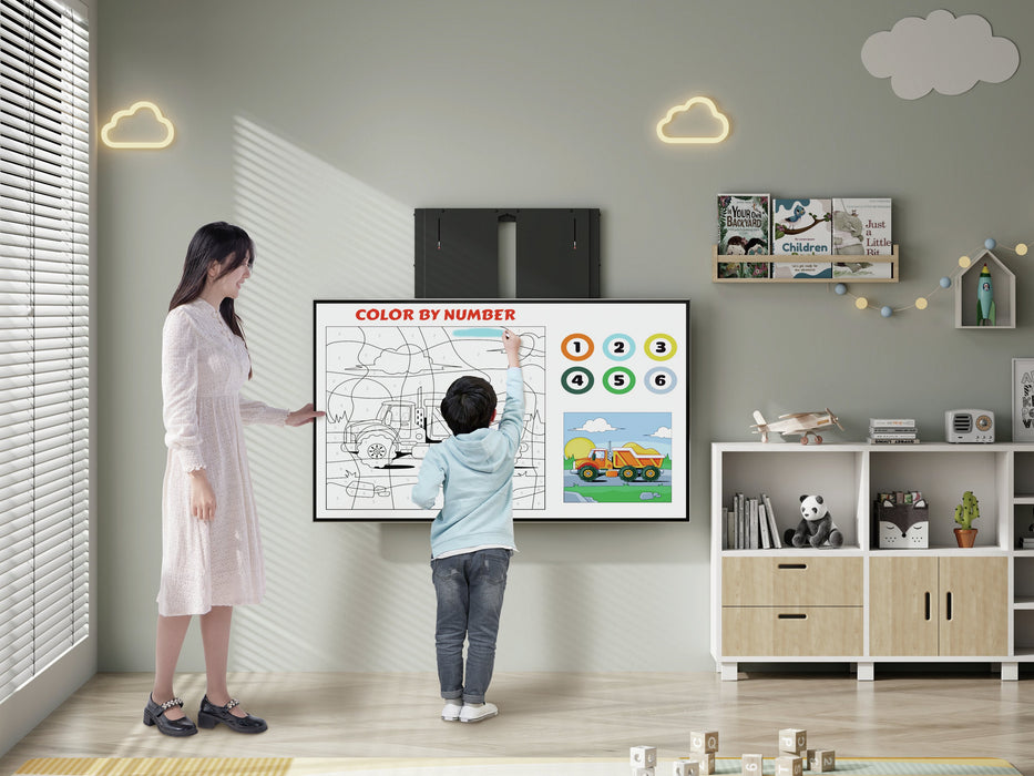 EAN 4015867237656 - Equip 650345 soporte para TV 2,18 m (86") Negro imagen 10