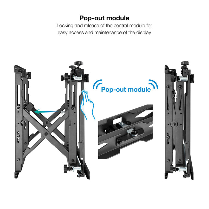 EAN 8433281013070 - TooQ TQVW4571T soporte para pantalla de señalización 177,8 cm (70") imagen 4