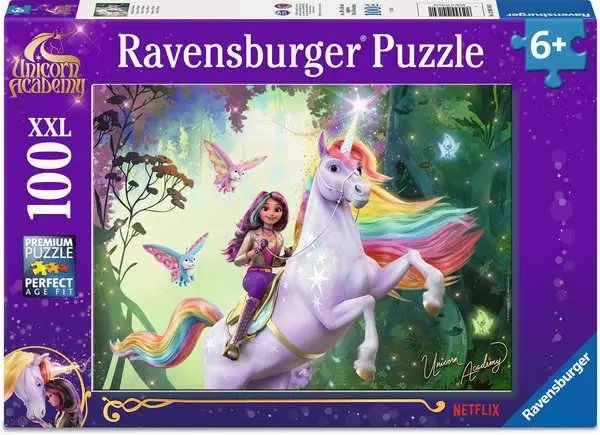 EAN 4005555041641 - Ravensburger Unicorn Academy Puzzle rompecabezas 100 pieza(s) Animales imagen 1