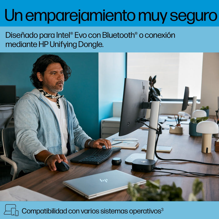 EAN 198122954667 - HP 685 Comfort Dual-Mode Keyboard and Mouse Combo teclado Ratón incluido Oficina RF Wireless + Bluetooth N imagen 4