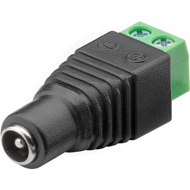 EAN 4040849767432 - Techly IADAP TB2-DC5521FM cambiador de género para cable Terminal Block 2-pin DC (5.50 x 2:10 mm) Negro,  imagen 1