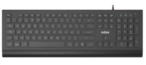 EAN 8431775035140 - Nilox NXKBE000014 teclado Oficina USB Español Negro imagen 1
